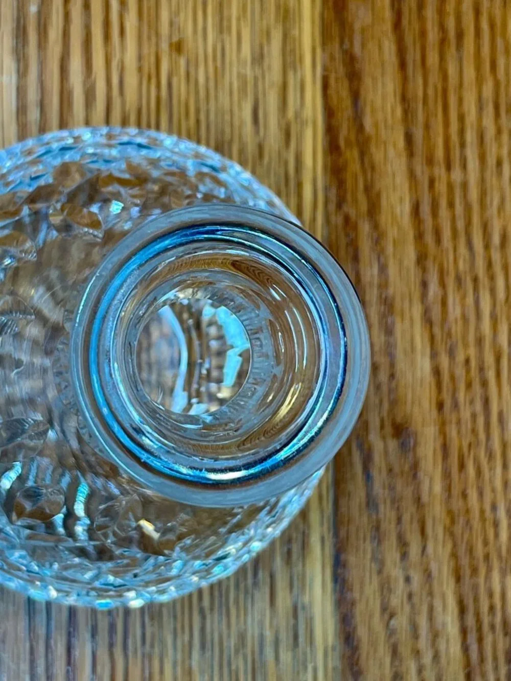 Waterford Crystal Lismore Roly Poly Decanter & Stopper, Marked with Logo
